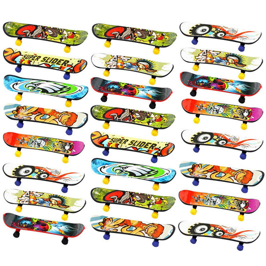 Finduat Mini Fingerboards Toy - 20 Pack Random Colors, Creative Fingertip Skateboards, Party Favors, Novelty Toys, Kids Party Supplies & Decor