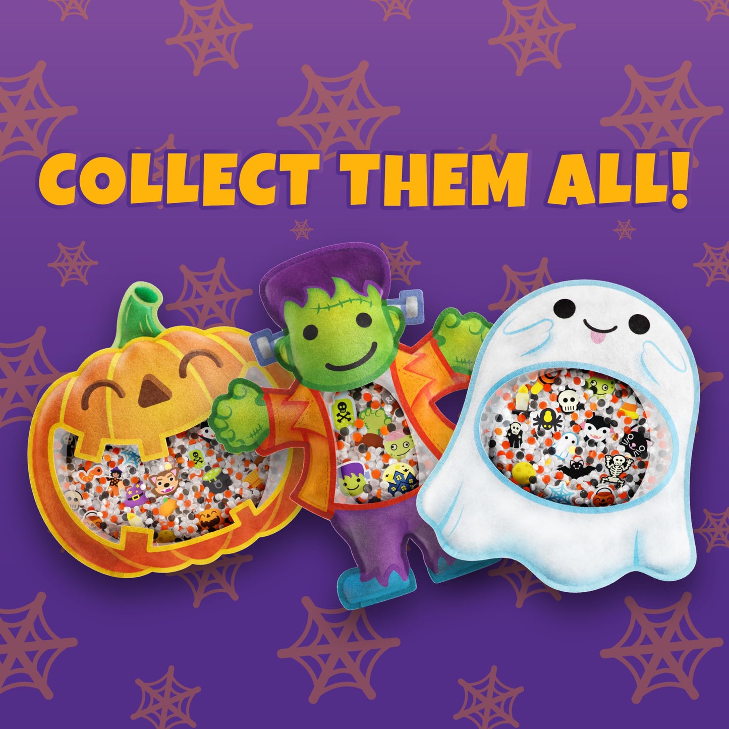 Vango BIZYBOO Pumpkin Seek & Find Toy – Preschool Learning Activity for Toddlers, Ages 2+ – Educational Sorting & Boo Basket Gift