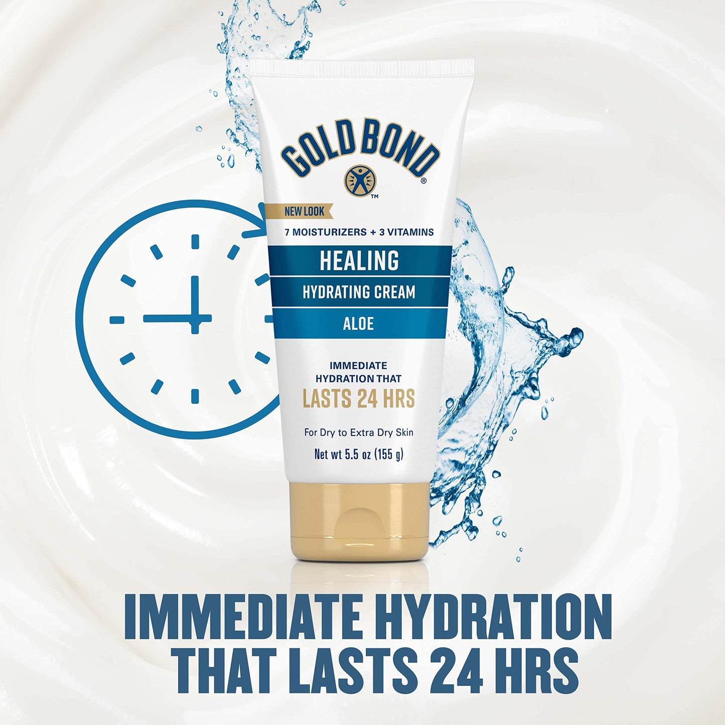 Gold Bond Healing Skin Therapy Lotion with Aloe 5.5 oz., Non-Greasy & Hypoallergenic