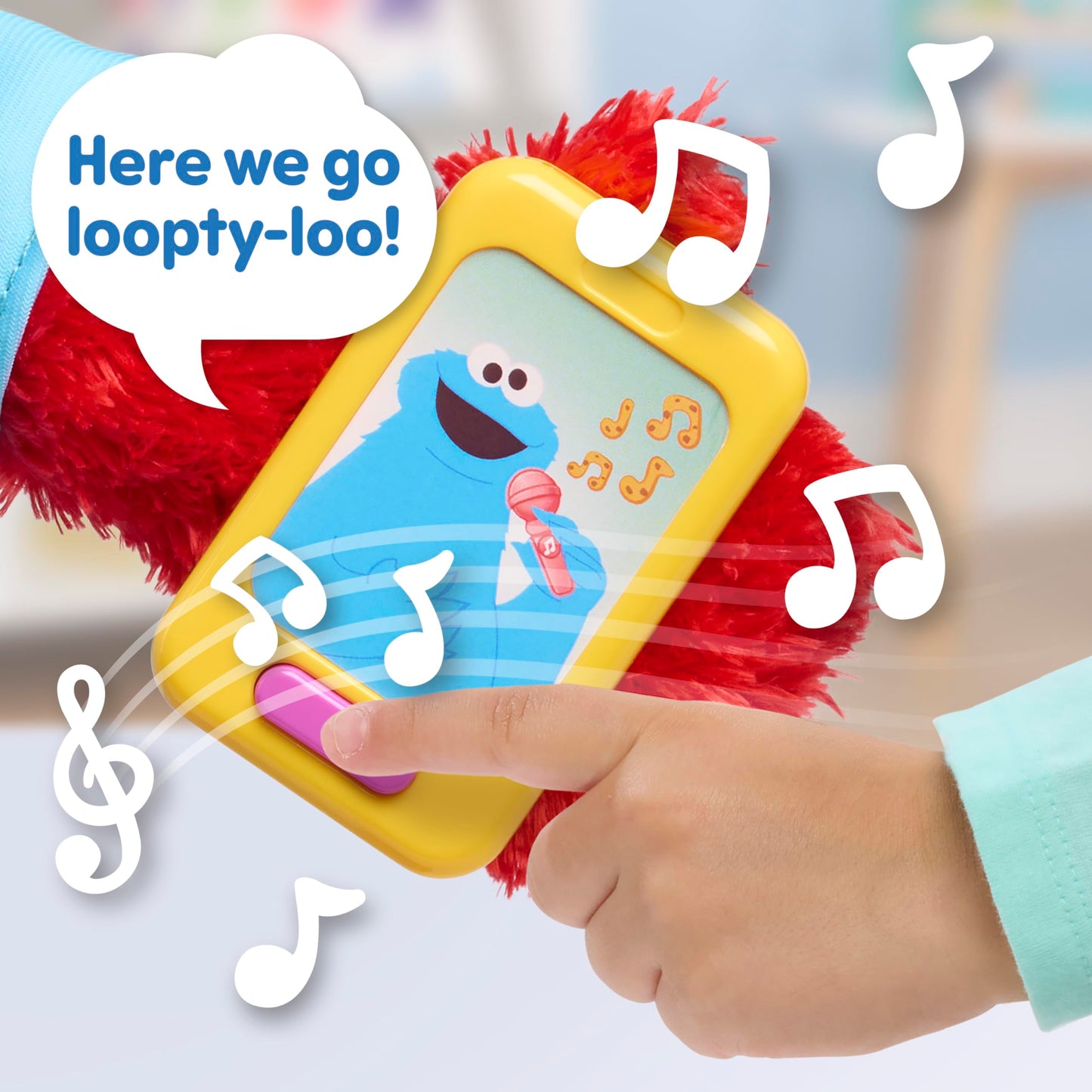 Just Play Sesame Street 13" Learning Elmo Plush with 50+ Phrases, Lights, Sounds & Motion – Educational Toy for Kids 18+ Months