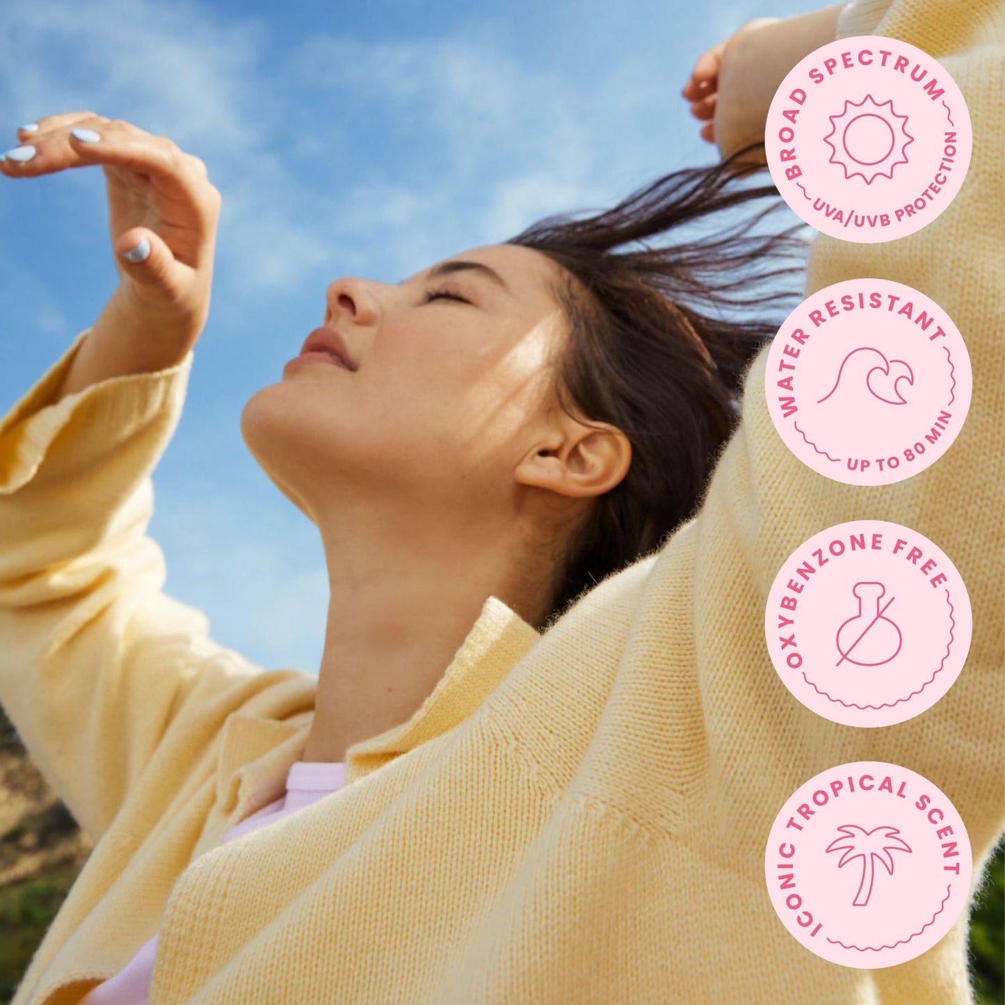 Hawaiian Tropic Mineral Powder Sunscreen Brush SPF 30 – Zinc Oxide Face & Body Sunblock, Brush-On Travel Size SPF Protection, 0.15 oz