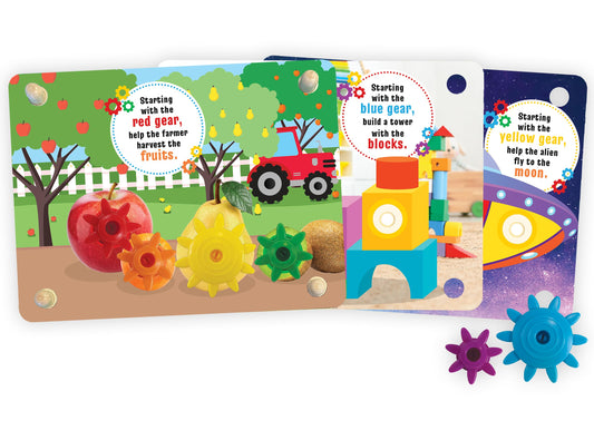 Julian & Luca Brilliant Baby Gear Game | Interactive Wooden Toy for Toddler | Educational & Fun Early Childhood Development Game