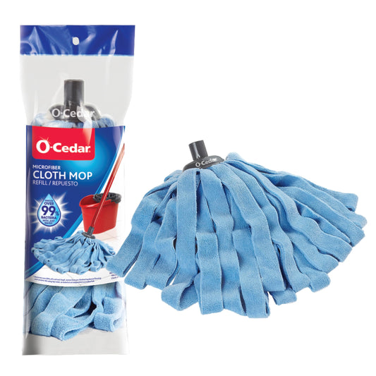 O-Cedar Microfiber Cloth Mop Refill, Blue