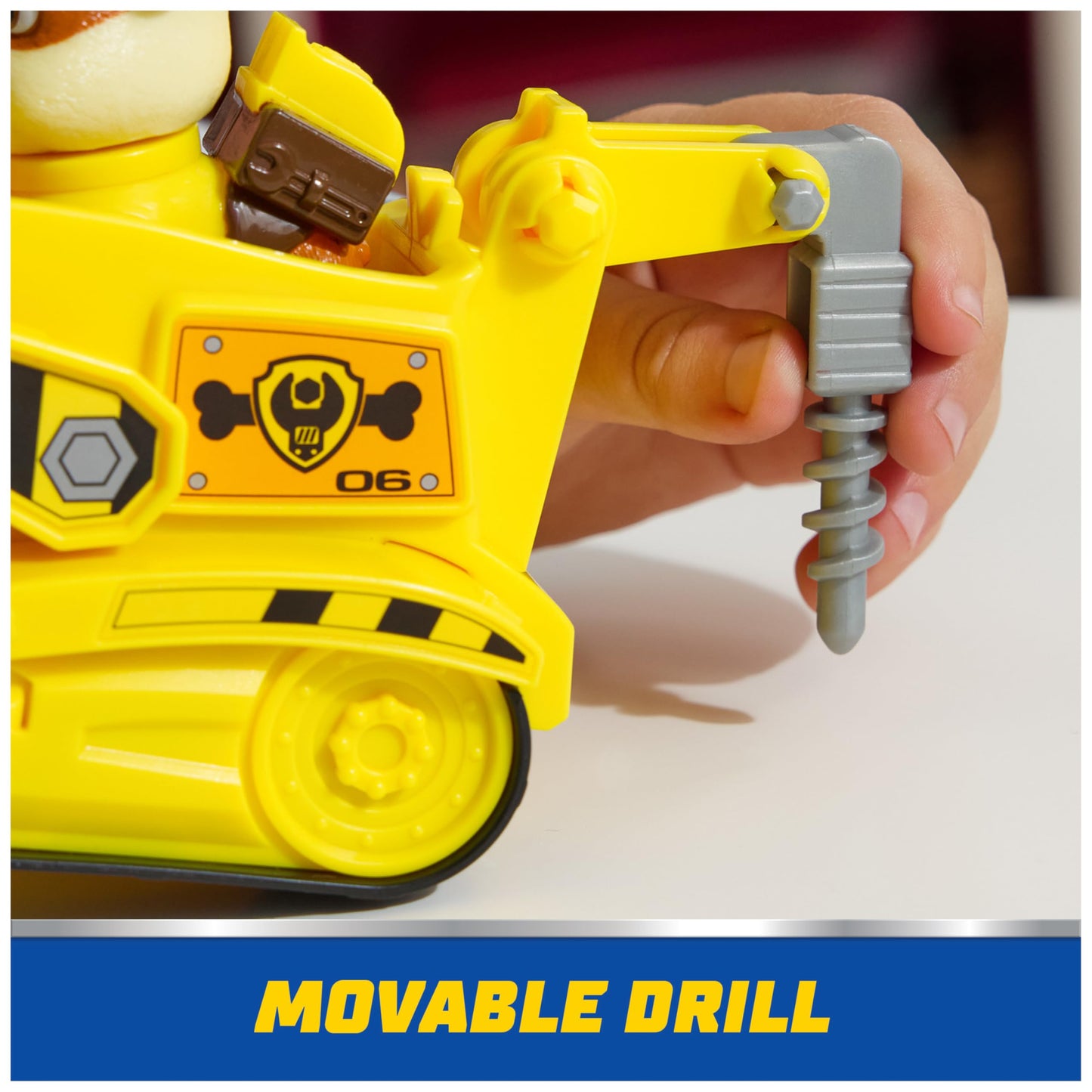 PAW Patrol, Rubble’s Bulldozer Toy Truck with Collectible Action Figure, Sustainably Minded Kids Toys for Boys & Girls Ages 3 and Up
