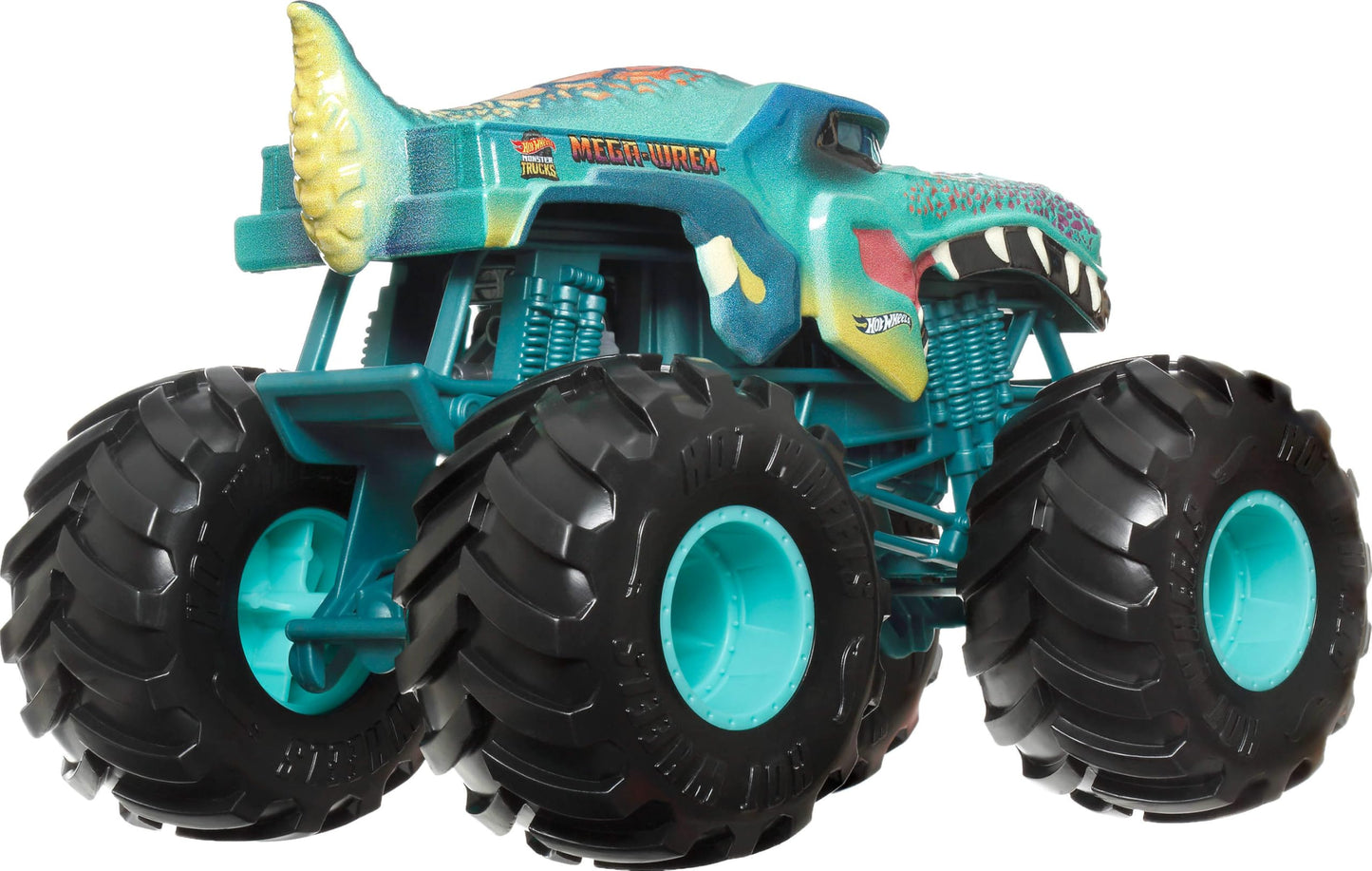 Hot Wheels Monster Trucks, Oversized Monster Truck, 1:24 Scale Die-Cast Toy Truck with Giant Wheels and Cool Designs