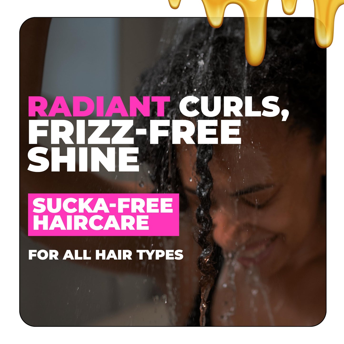 The Doux CRAZYSEXYCURL Honey Foam Curl Cream & Mousse – Heatless Curls, Frizz Control, Shine & Moisture with Aloe & Silk Amino Acids