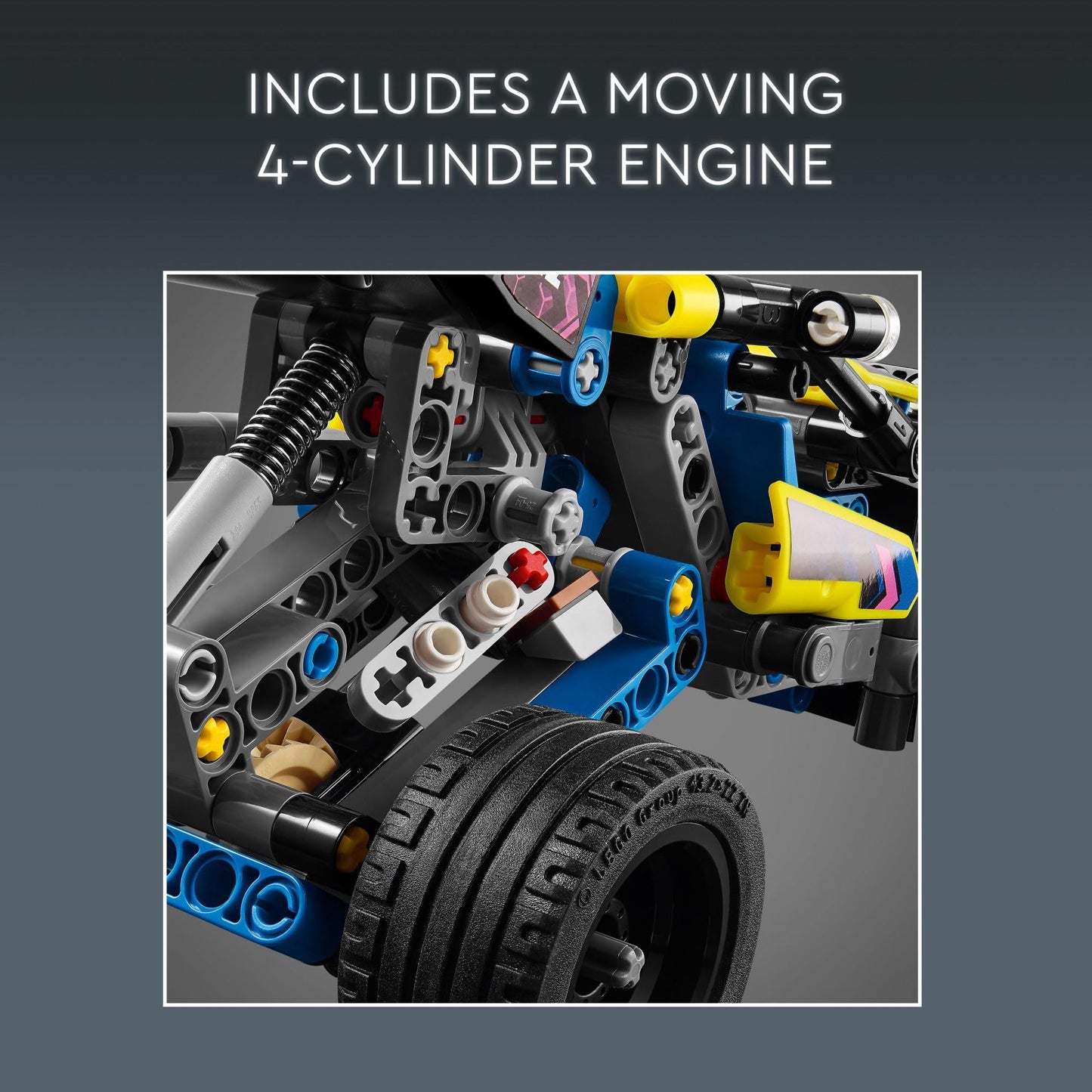 LEGO Technic Off-Road Race Buggy Toy for Kids 8+, Rally Car with Moving Engine & Working Suspension, 42164