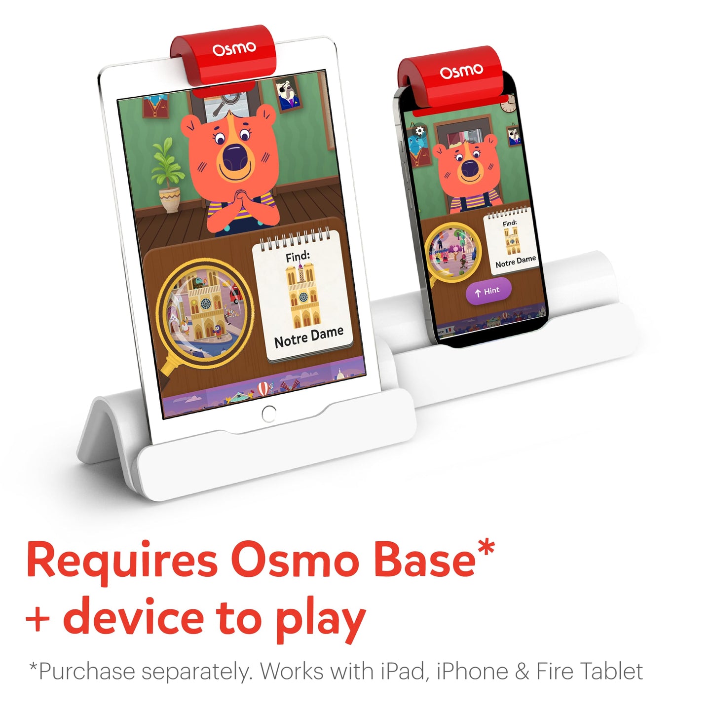 Osmo Detective Agency for Kids 5-12 – STEM Learning & Puzzle Game – Solve Mysteries on iPad, iPhone & Fire Tablet (Base Required)