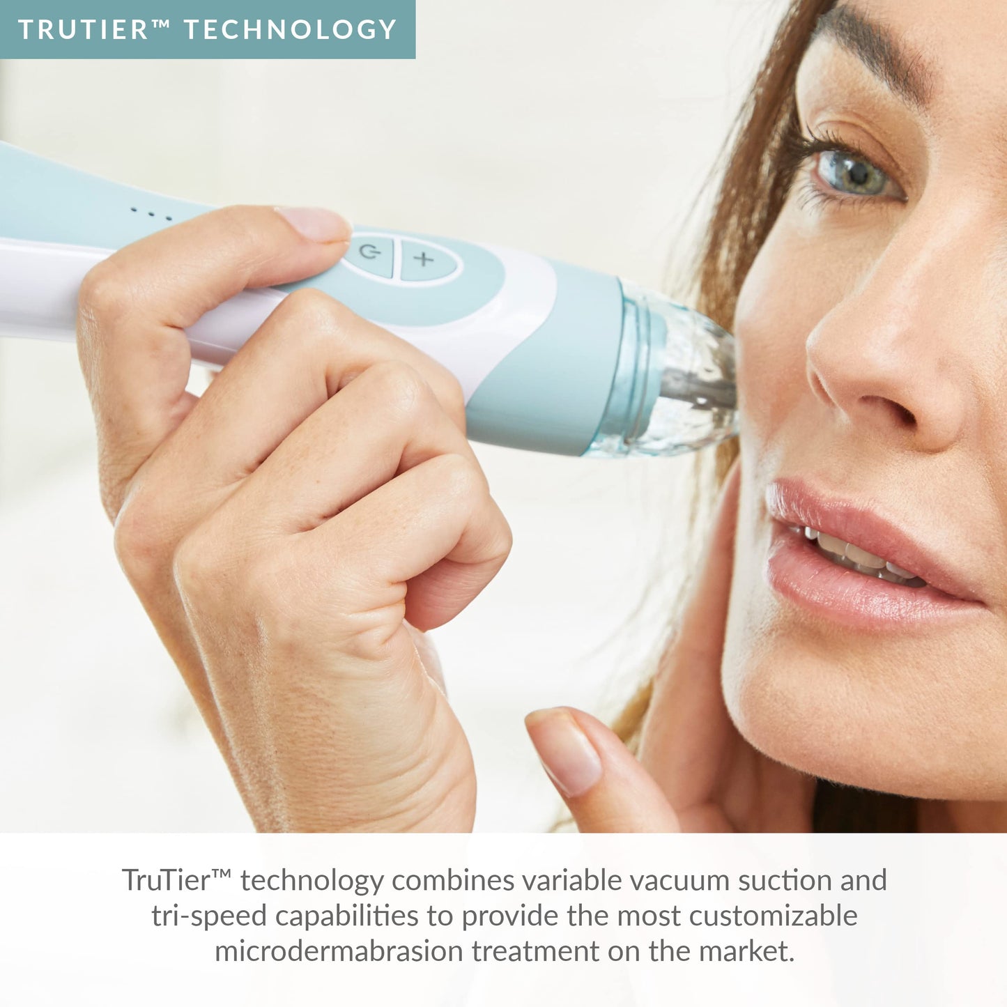 PMD Beauty Personal Microderm Elite Pro - At-Home Microdermabrasion Kit for Face & Body with Exfoliating Crystals & Adjustable Suction