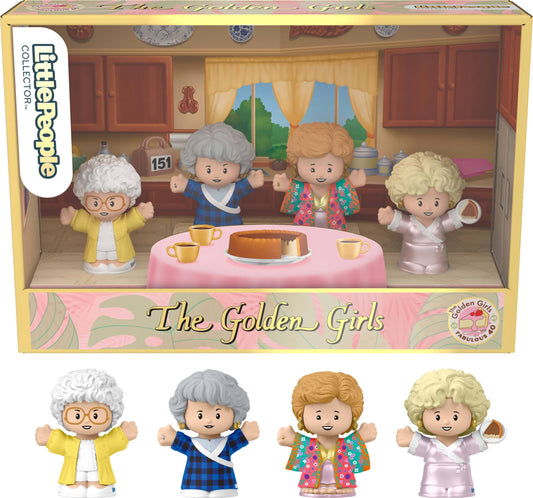 Little People Collector The Golden Girls Late Night Cheesecake 40th Anniversary Figure Set in a Display Gift Box for Adults & Fans