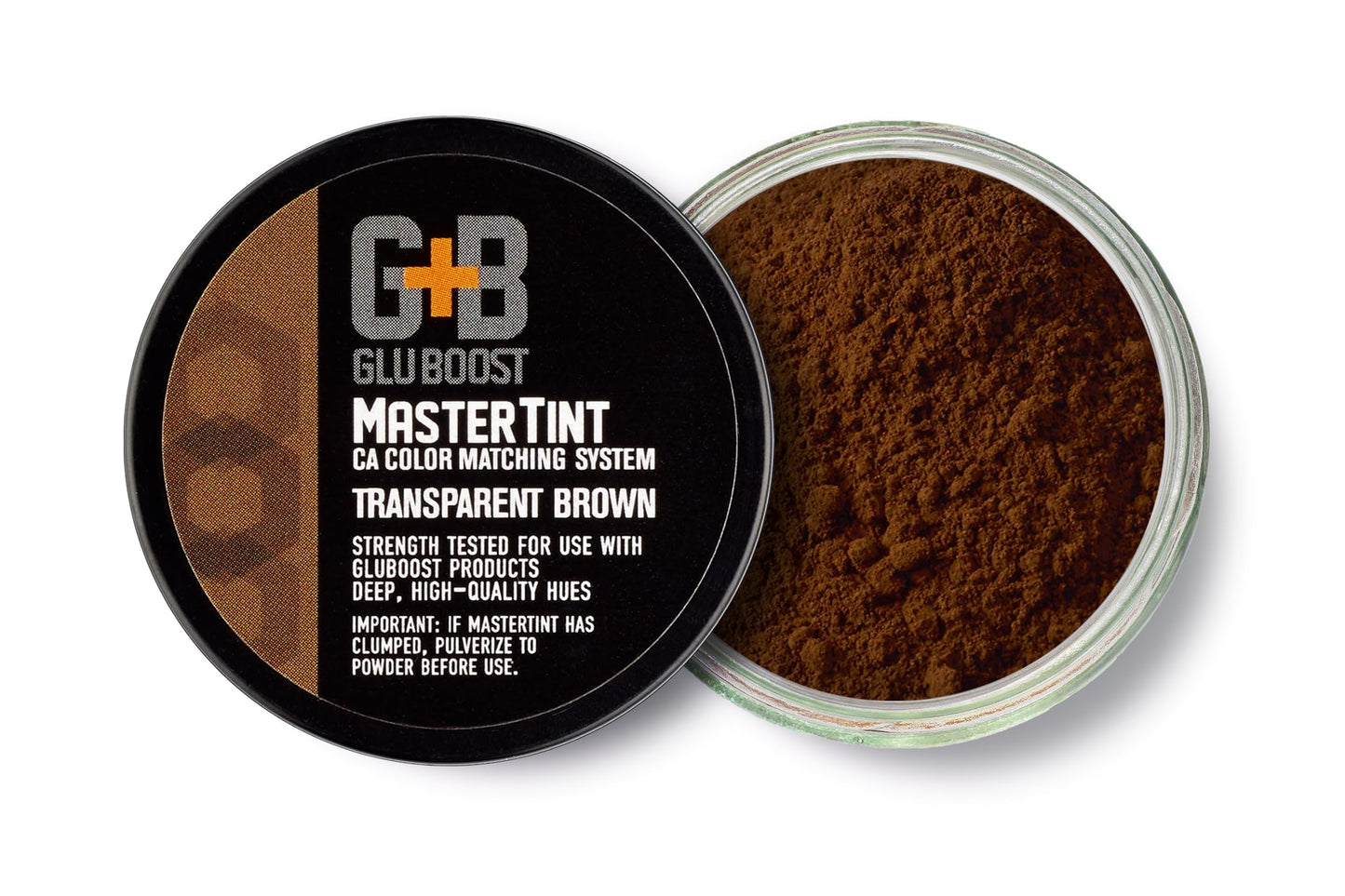 GluBoost MasterTint Jars Brown – Long-Lasting Color Additive for Perfect Color Matching with MasterGlu & Fill n’ Finish Pro – No Solvent Needed