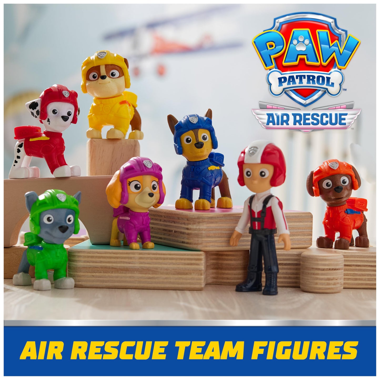 Paw Patrol: Air Rescue Toy Figures Gift Pack, with 7 Collectible Action Figures, Kids Toys for Boys & Girls Ages 3 and up