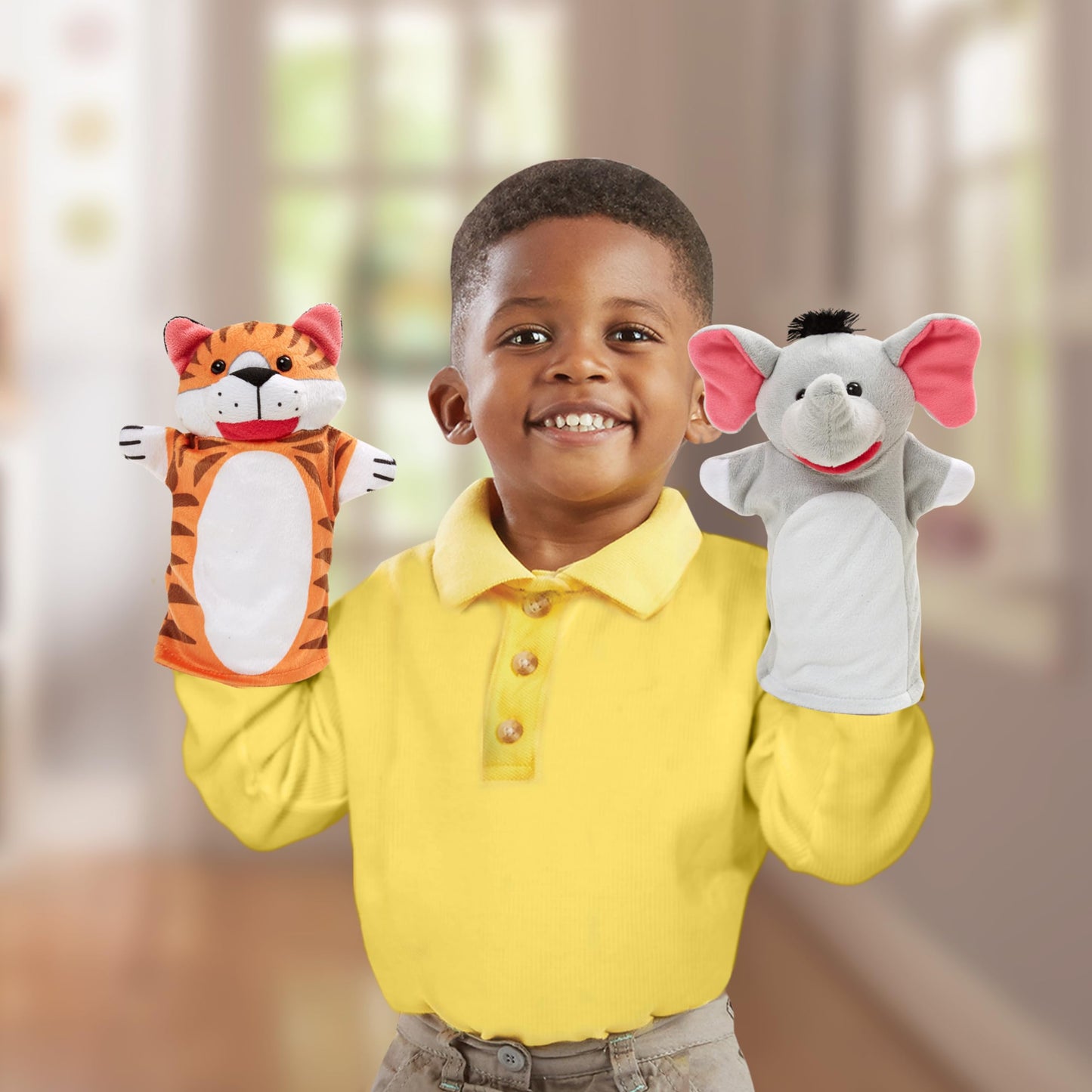 Melissa & Doug Zoo Friends Hand Puppets (FFP)