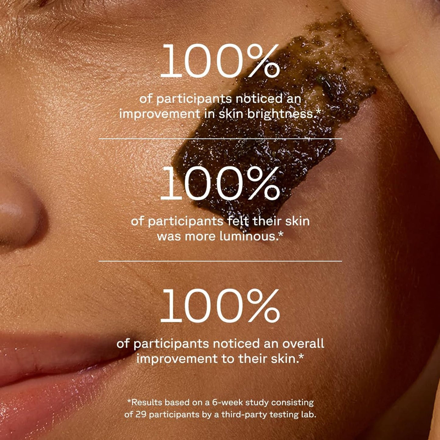 Acure Brightening Facial Scrub – Gentle Daily Exfoliating Face Wash with Sea Kelp & French Green Clay for Radiant Skin, 4 fl oz