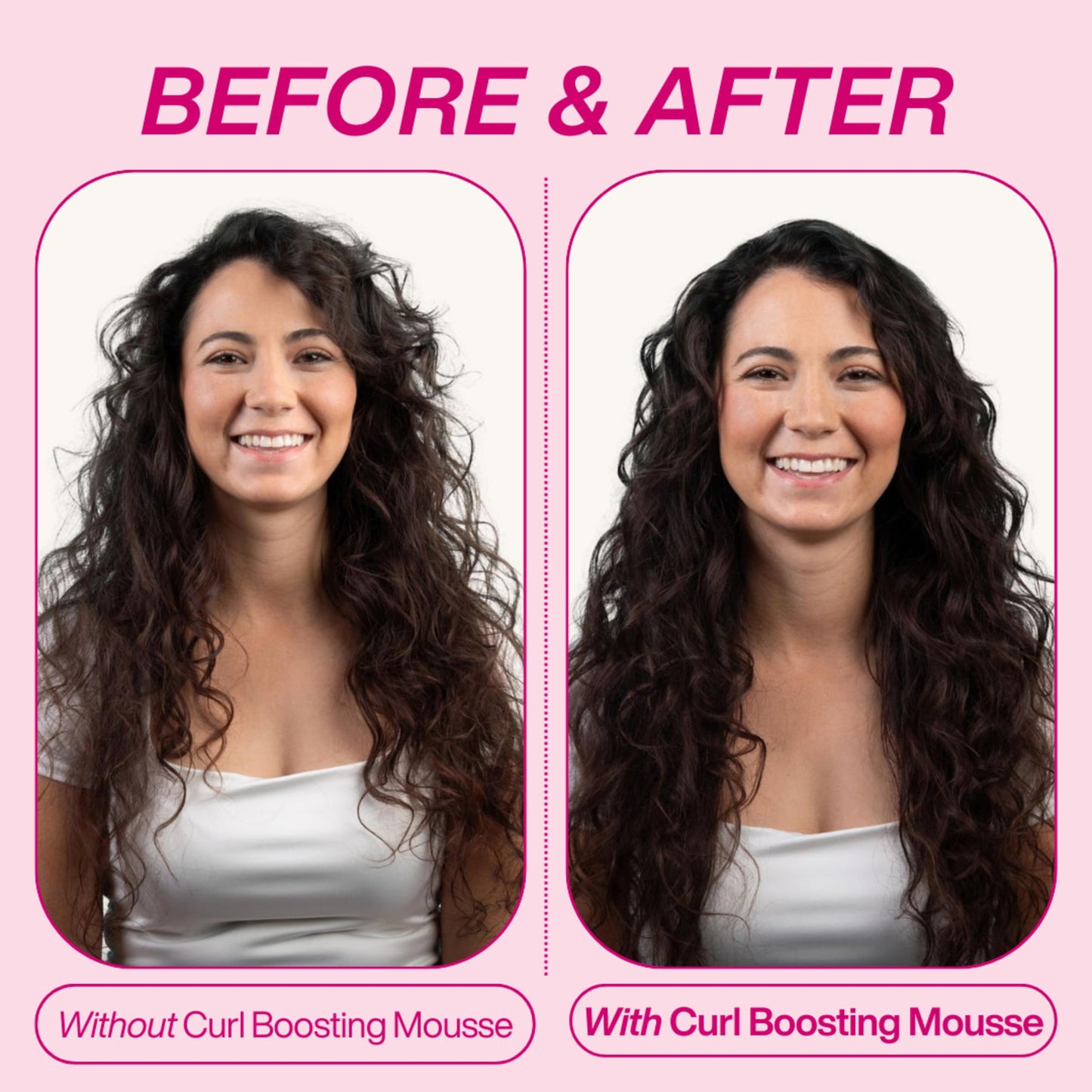 Dippity Do Girls With Curls Curl Enhancing Mousse, Light, 3-in-1 Defining Foaming Mousse for Curly Wavy Hair, Hibiscus, Olive Oil, Anti Frizz Bouncy Curls For Women, Air Dry, Alcohol Free, 6.7 Fl Oz