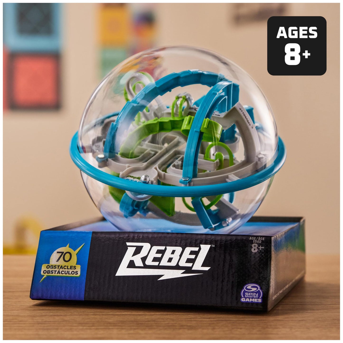 Perplexus Rebel 3D Maze Game Brain Teaser Gravity Puzzle Ball | Cool Stuff Adult Toy | Anxiety Relief Items | Sensory Toys for Adults & Kids Ages 8+