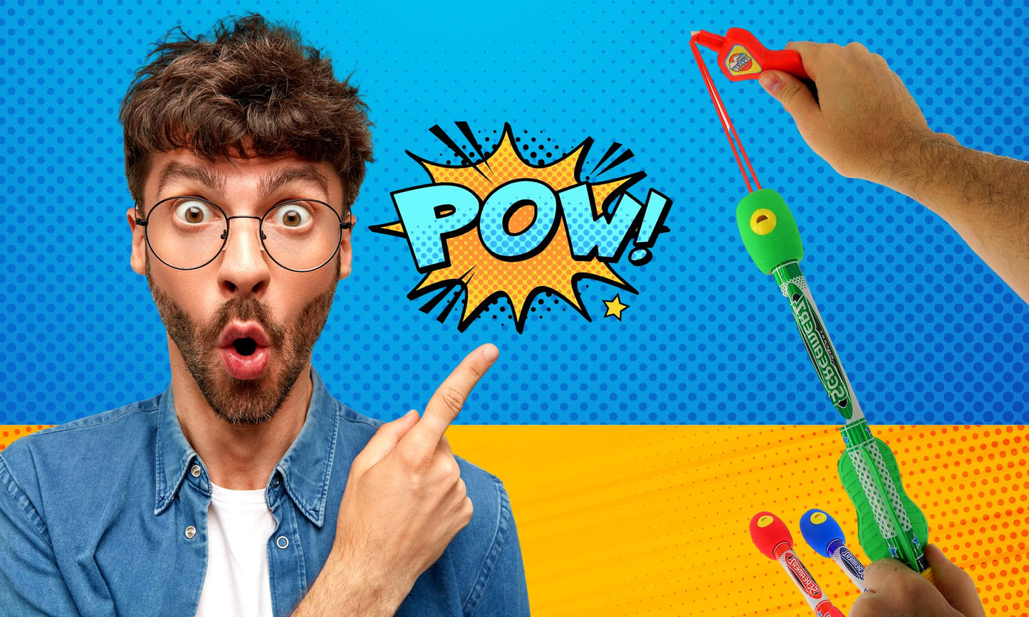 JA-RU INC. Sky Rocket Screamers, Blue, Red, Green