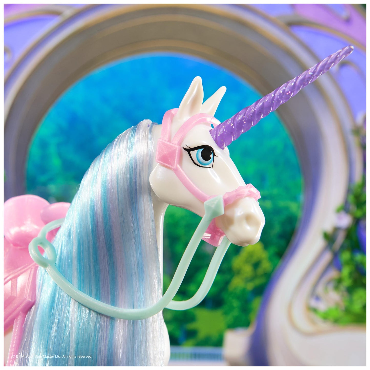 Unicorn Academy, Glacier with 2 Riding Accessories, 11”, Compatible with Layla, Dolls & Unicorn Toys for Girls Ages 4 and up