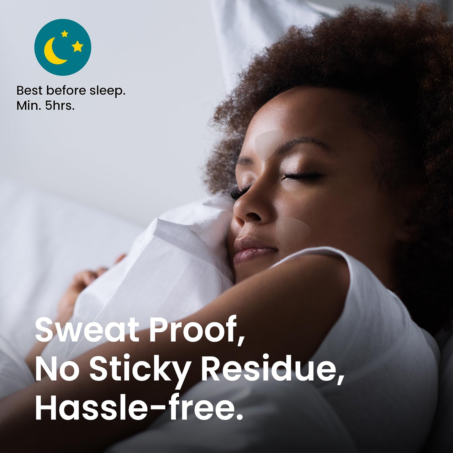 NURIVE Advanced Wrinkle Patches 60ct – Smile & Frown Line Face Wrinkle Tape, Invisible Overnight with Retinol & Collagen, Small