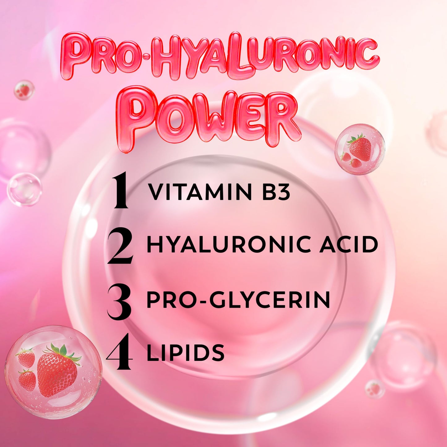 Olay Body Wash for Women, Hydrating with Pro-Hyaluronic Acid & Vitamin B3, Renews Moisture, Strawberry Summer Fizz, 20 fl oz