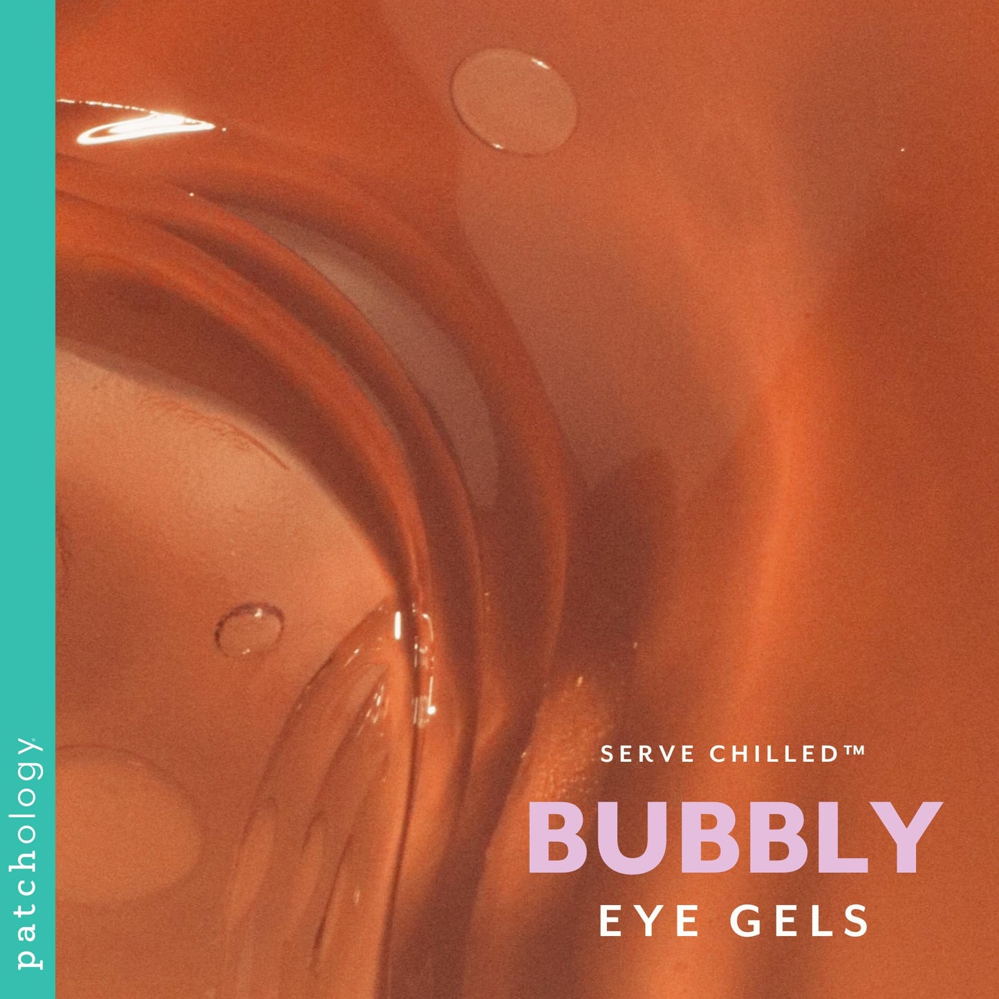Patchology Serve Chilled Bubbly Eye Gels with Niacinamide & Vitamin C, Hydrating Under Eye Gel Pads, 5 Pairs