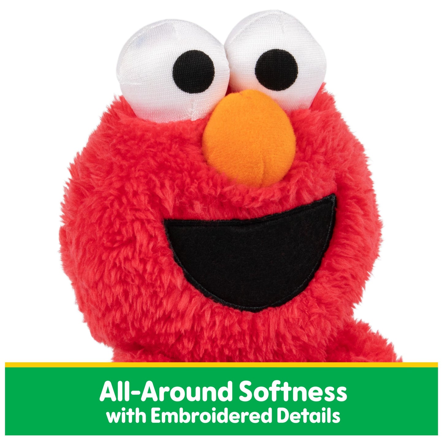 GUND Sesame Street Official Elmo Take Along Buddy Plush, Premium Plush Toy for Ages 1 & Up, Red, 13”