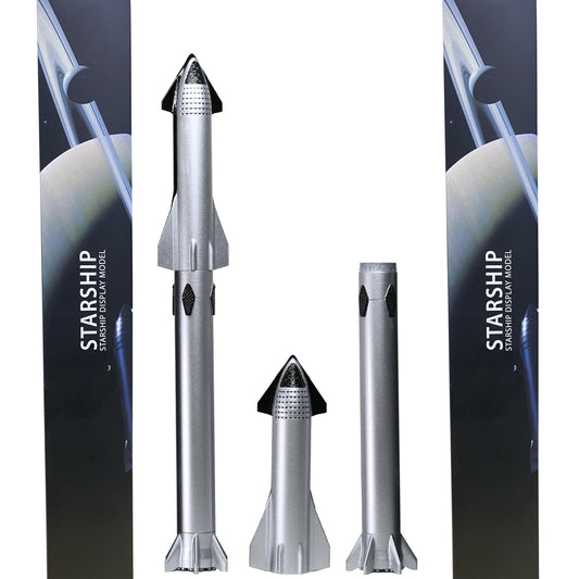 wltk SpaceX Starship 1/375 Diecast Rocket Model for Collection and Gift