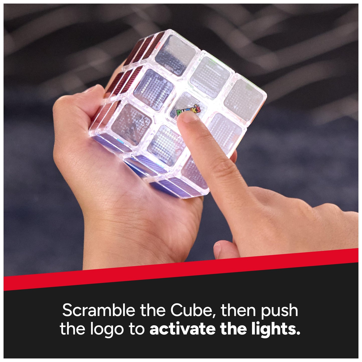 Rubik’s Pulse Cube – Light-Up Brain Teaser Puzzle, Speed Challenge Game for Kids, Teens & Adults Ages 8+, Fun Fidget & Problem-Solving Toy