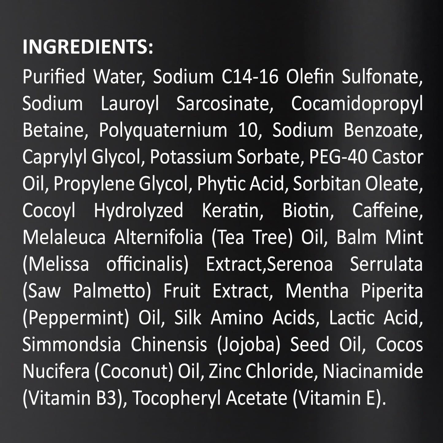 INFINA ESSENTIALS Biotin 2-in-1 Shampoo & Conditioner | Thickening & Strengthening for Men & Women | With Saw Palmetto, Keratin & Caffeine | 16 fl oz