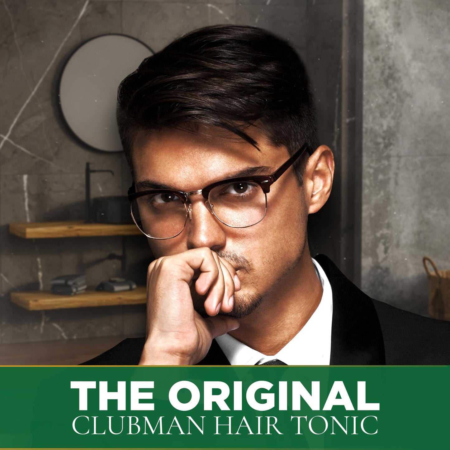 Clubman Pinaud Hair Tonic for Men – Classic Greaseless Hair Tonic for Hair Growth, Strengthening Scalp Treatment, 12.5 fl oz