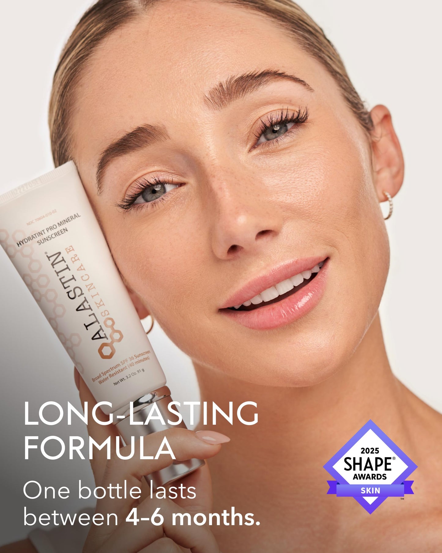 ALASTIN HydraTint Pro Mineral Sunscreen SPF 36 – 2-in-1 Tinted Moisturizer for Face & Neck, Fragrance-Free, Water-Resistant, 3.2 oz