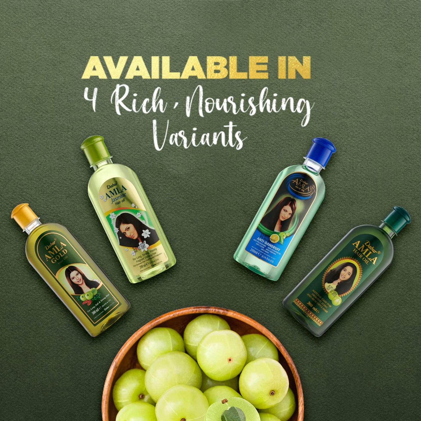 Vatika Naturals Amla Hair Oil | Herbal Nourishing Oil with Amla Extracts | Reduces Hair Fall, Strengthens Roots & Promotes Healthy Growth | 300ml