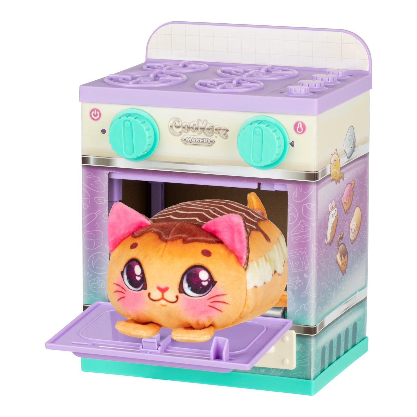 Cookeez Makery Lil' Bakez Oven – Mix, Bake & Reveal a Surprise Scented Plush Pet Toy (Non-Electronic, Styles May Vary)