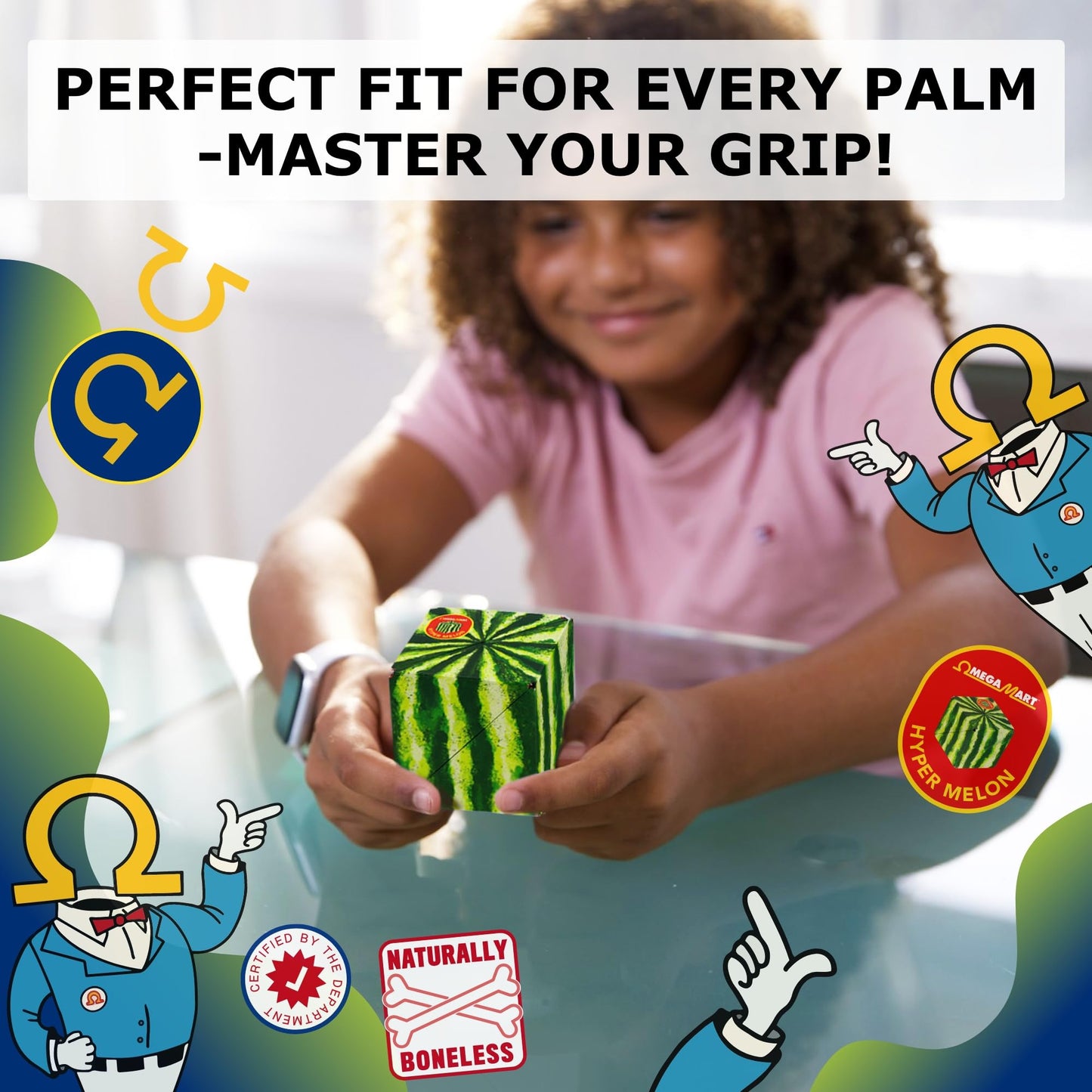 SHASHIBO Shape Shifting Box Fidget Toy, 36 Magnets, Transforms into 70+ Shapes, Sensory & Stress Relief Gift for Kids, Teens & Adults