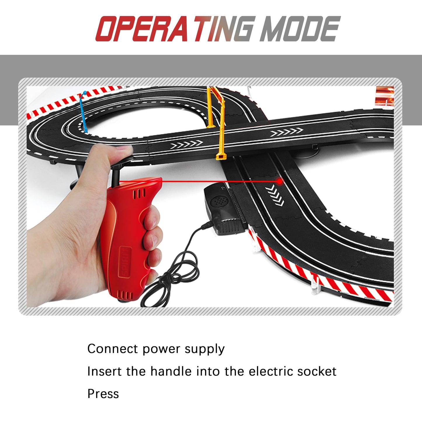 Kids Toy-Electric Powered Slot Car Race Track Set Boys Toys for 6 7 8-12 Years Old Boy Girl Best Gifts