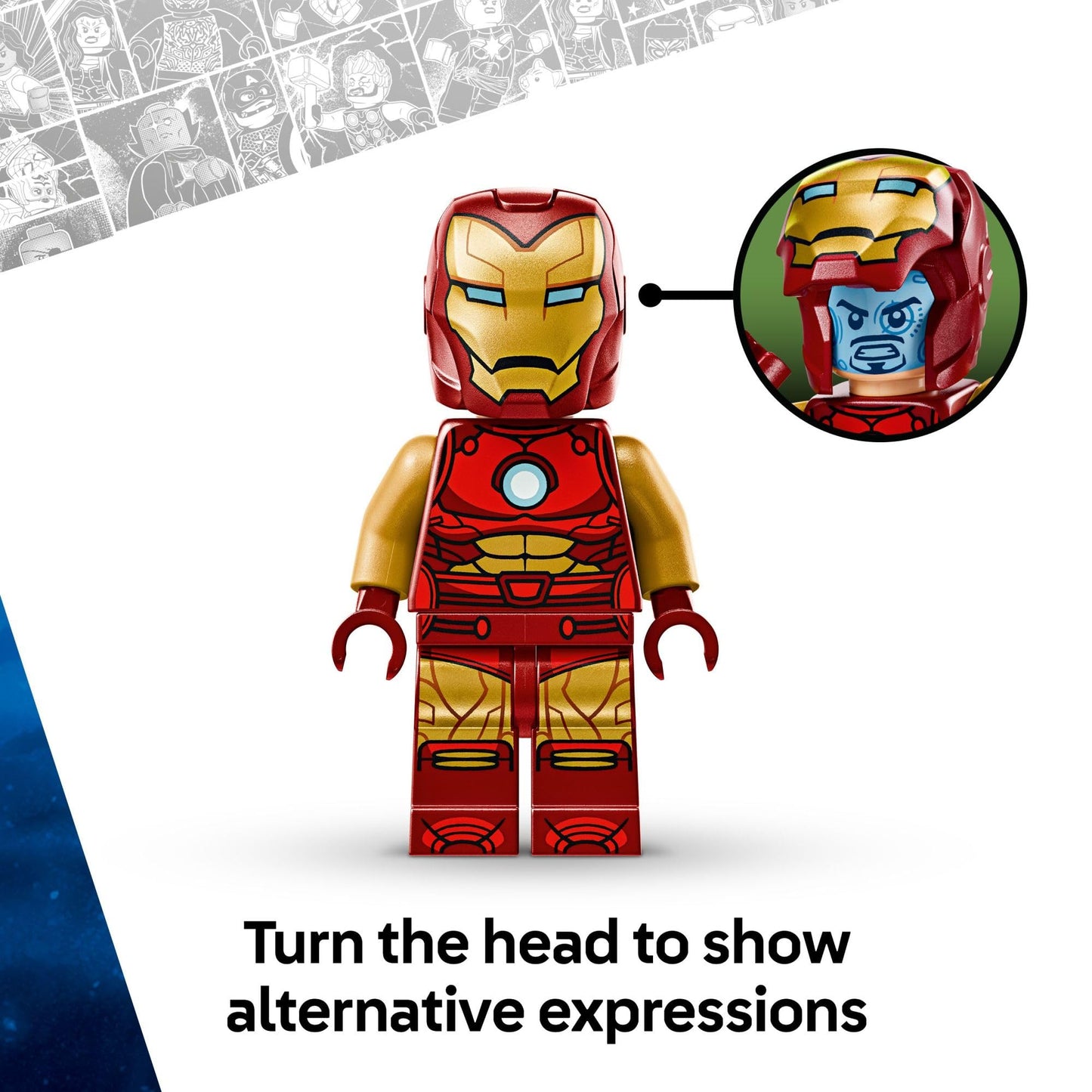 LEGO Marvel Iron Man Mech vs. Ultron Building Set – Superhero Action Toy for Kids Ages 6+, Buildable Figures, Fun Birthday Gift (76307)
