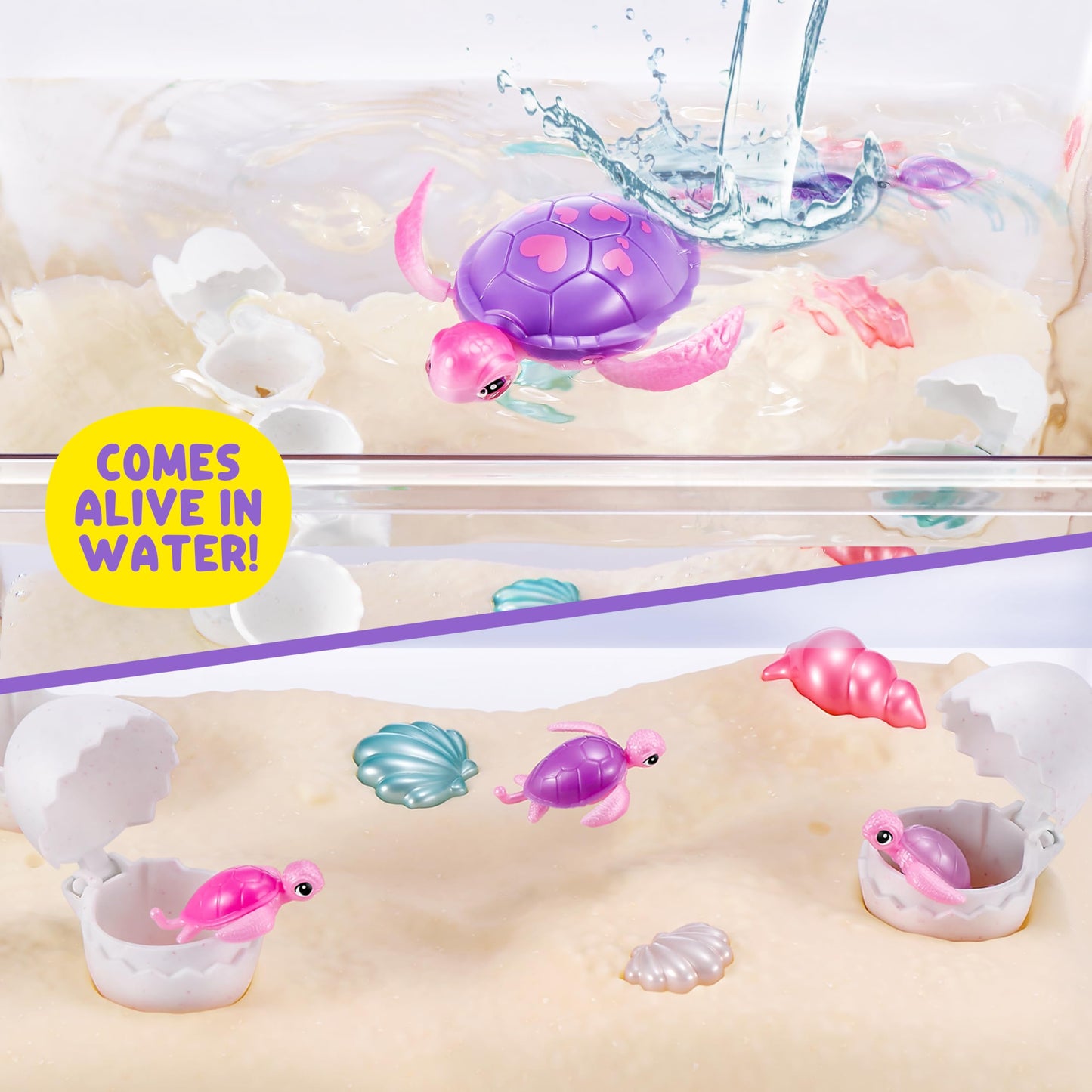 Pets Alive Mama & Baby Surprise, Series 1, Mama Turtle Surprise Playset