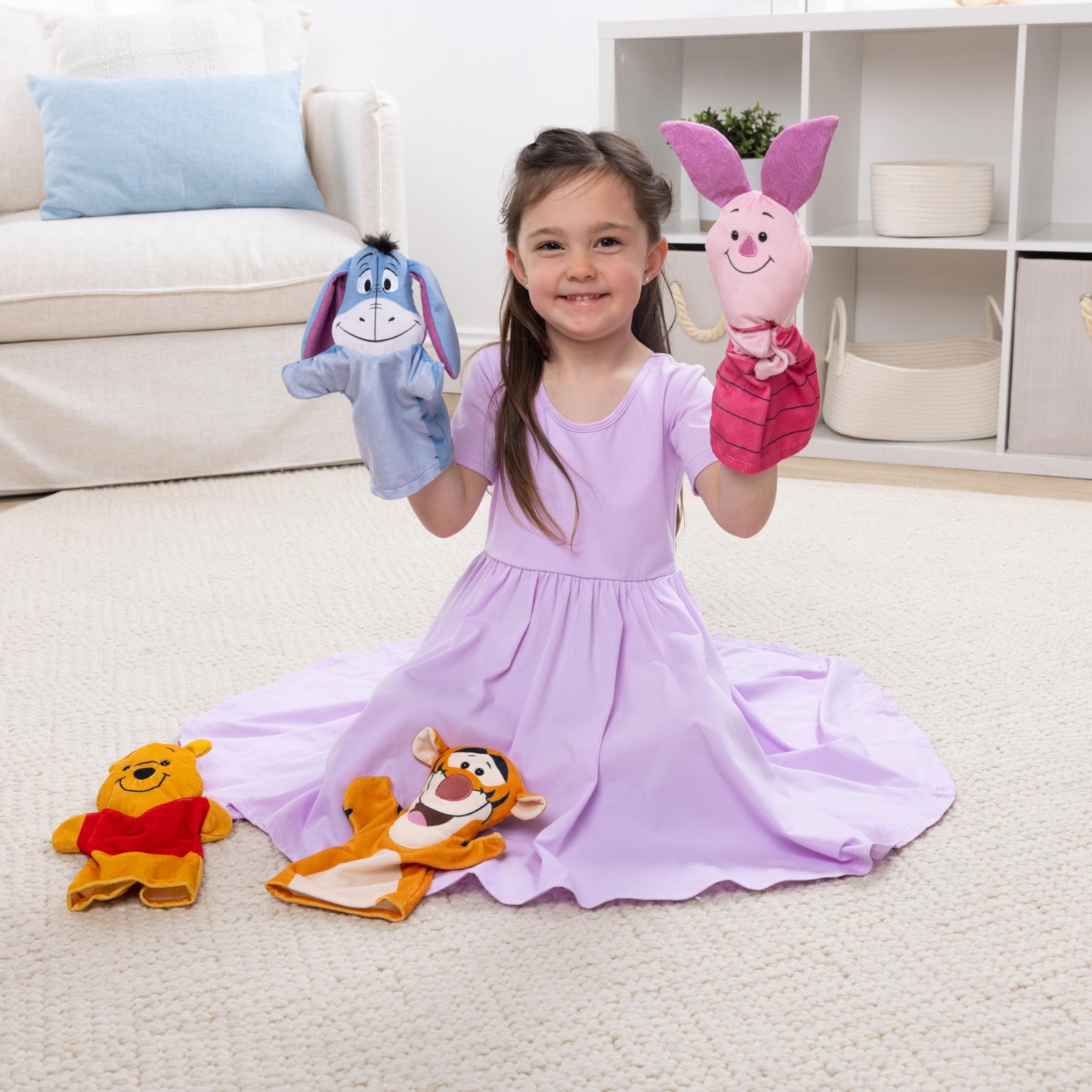 Melissa & Doug Disney Winnie The Pooh Soft & Cuddly Hand Puppets