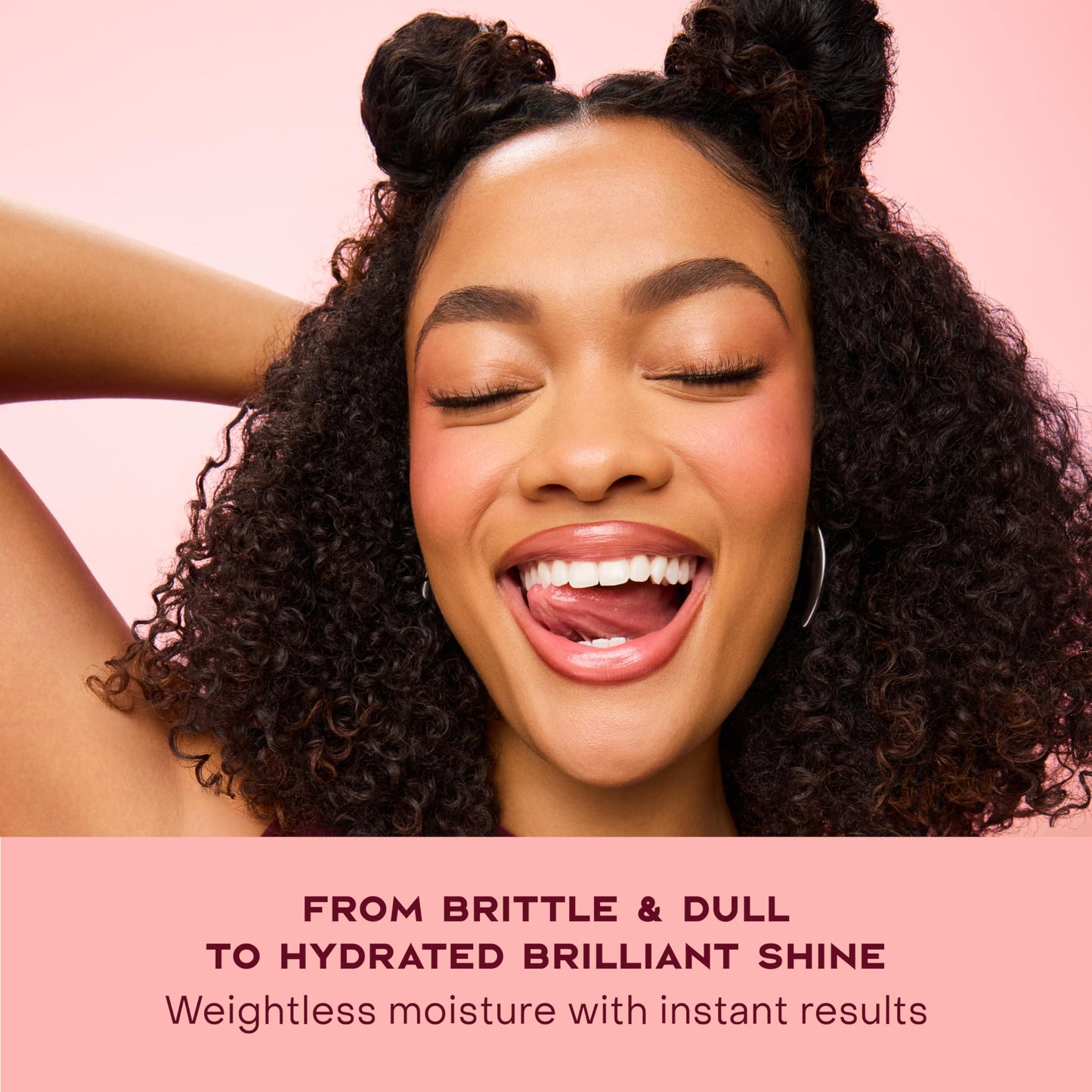 SheaMoisture Coconut & Hibiscus Smooth & Shine Oil 3.3 fl oz – Softens, Hydrates & Adds Shine with Manketti & Coconut Oil, Lightweight Hair Oil