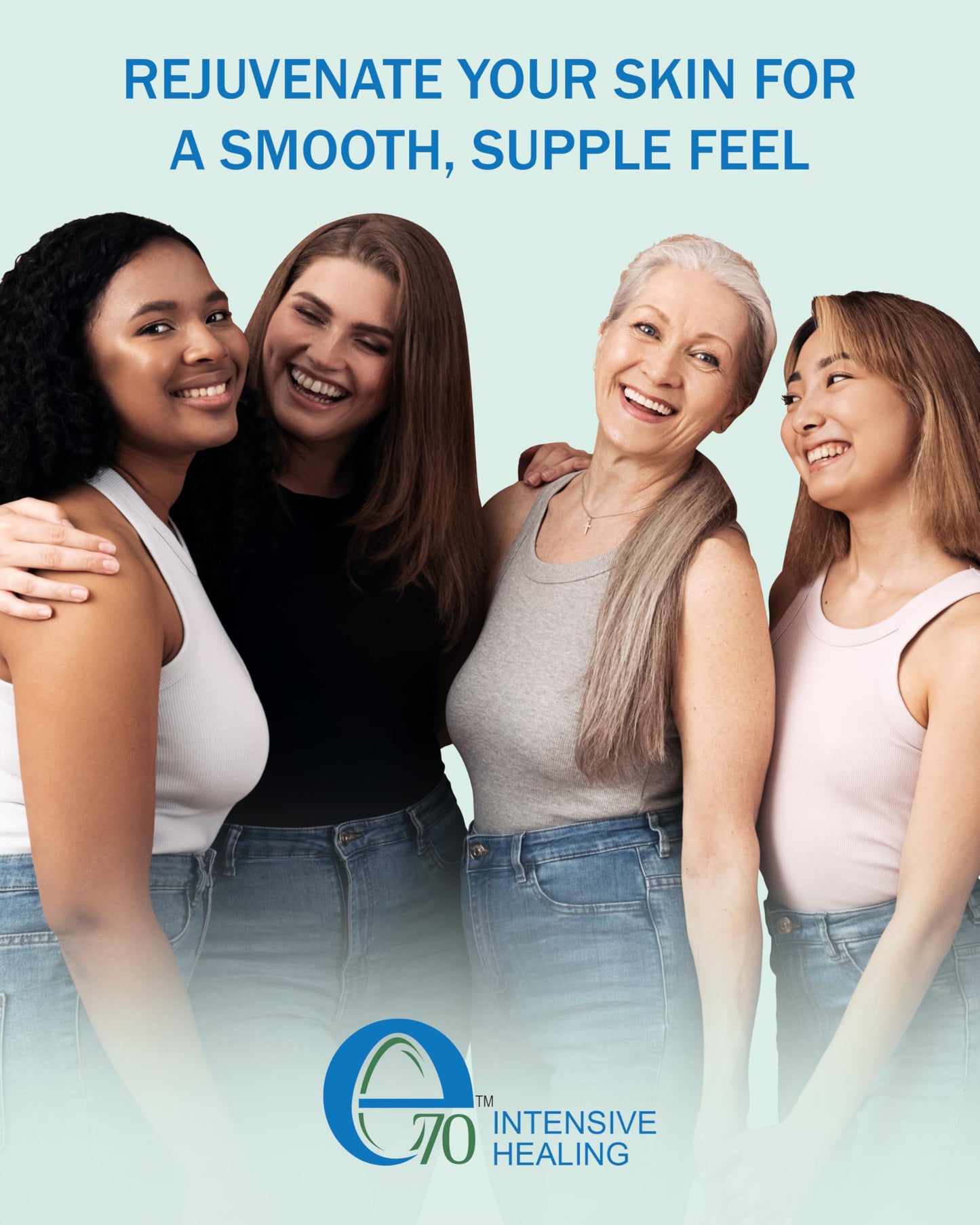 E70 Crepe Skin Set – Firming Cream & Oil with Natural Oils, Licorice Root & Chamomile for Men & Women, Tightens & Smooths, USA Made