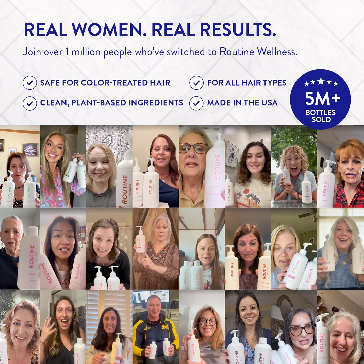 Routine Wellness Anti-Thinning Deep Conditioner 14oz – DHT Blocker for Hair Loss in Men & Women – Strengthens & Promotes Healthy Hair, Jasmine & Orange Blossom