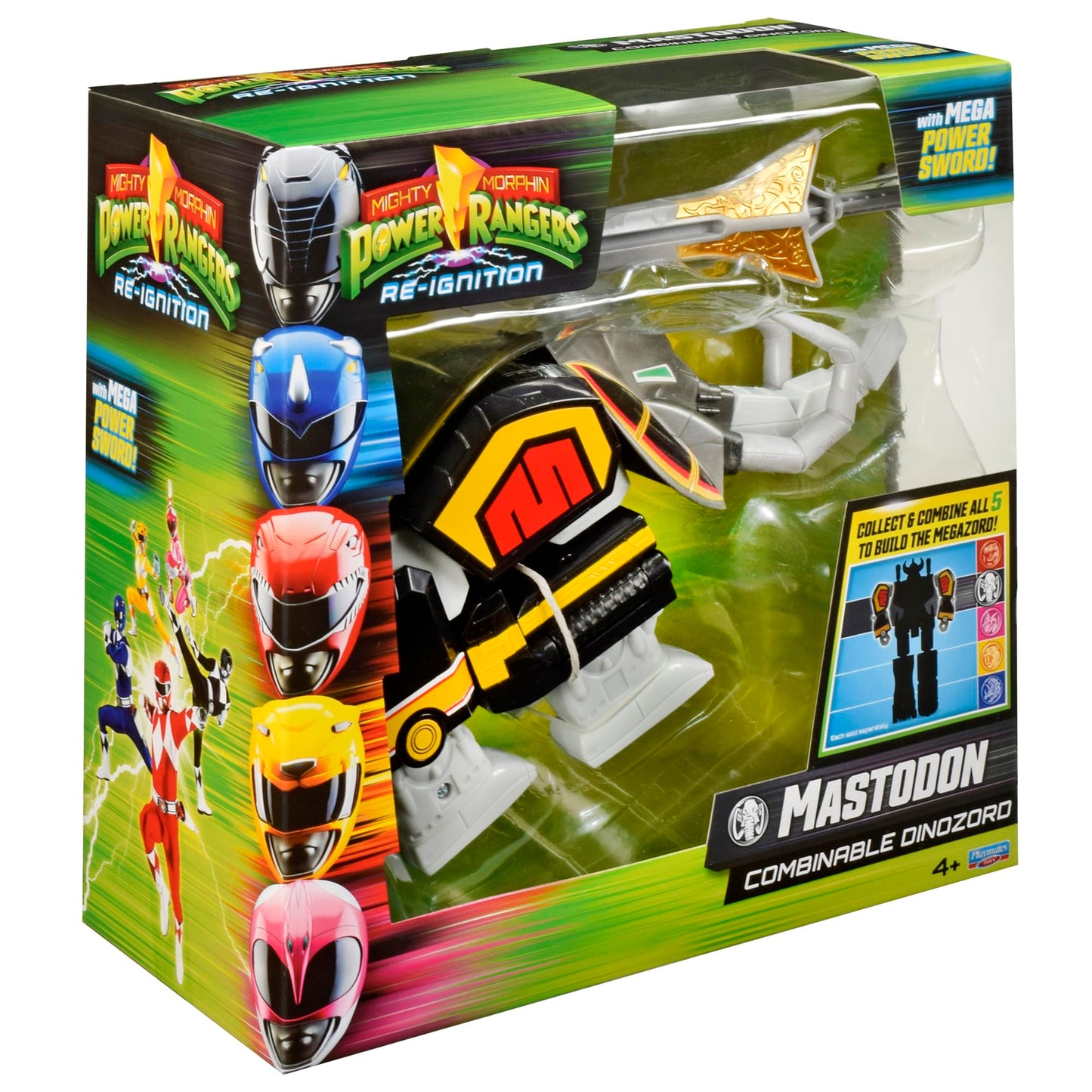 Mighty Morphin Power Rangers: Re-Ignition - Mastodon Deluxe Combinable Dinozord by Playmates Toys