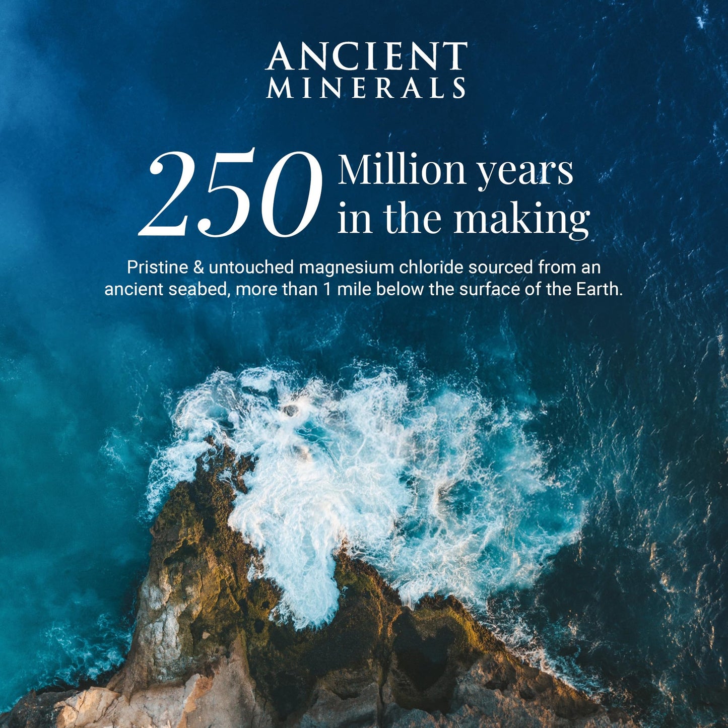 Ancient Minerals Magnesium Oil Spray Bottle of Pure Genuine Zechstein Magnesium Chloride - Topical Magnesium for Skin Application (4fl oz)