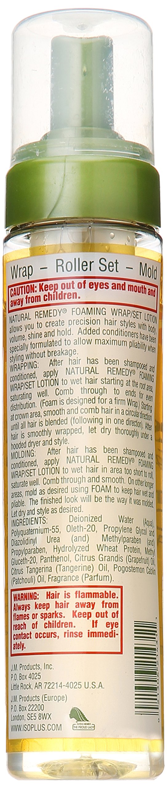 Isoplus Natural Remedy Tea Tree Foaming Wrap/set Lotion 8.5 Oz