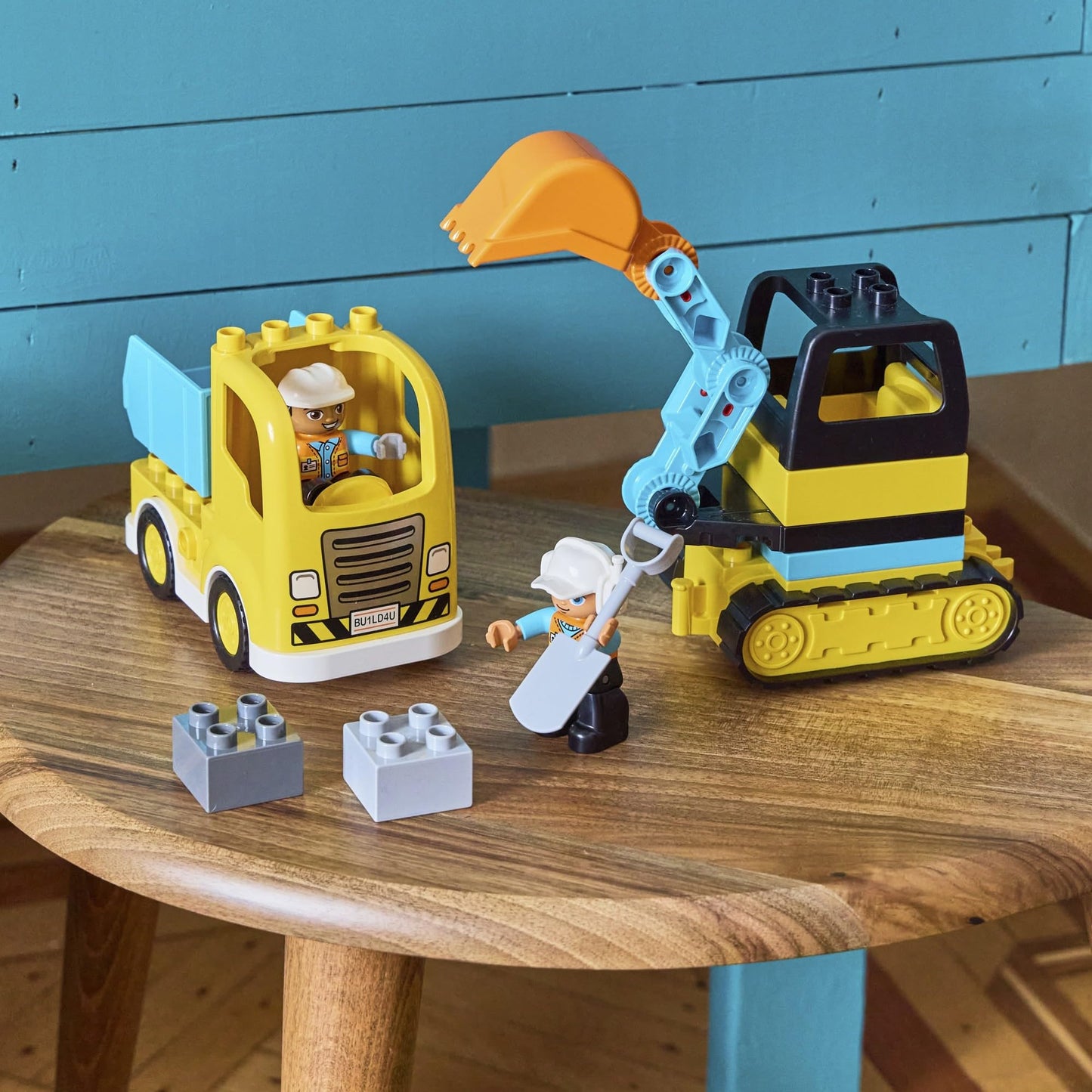 LEGO DUPLO Town Truck & Excavator Building Set for Toddlers, Educational Construction Toy, Birthday Gift for 2-3 Year Olds - 10931