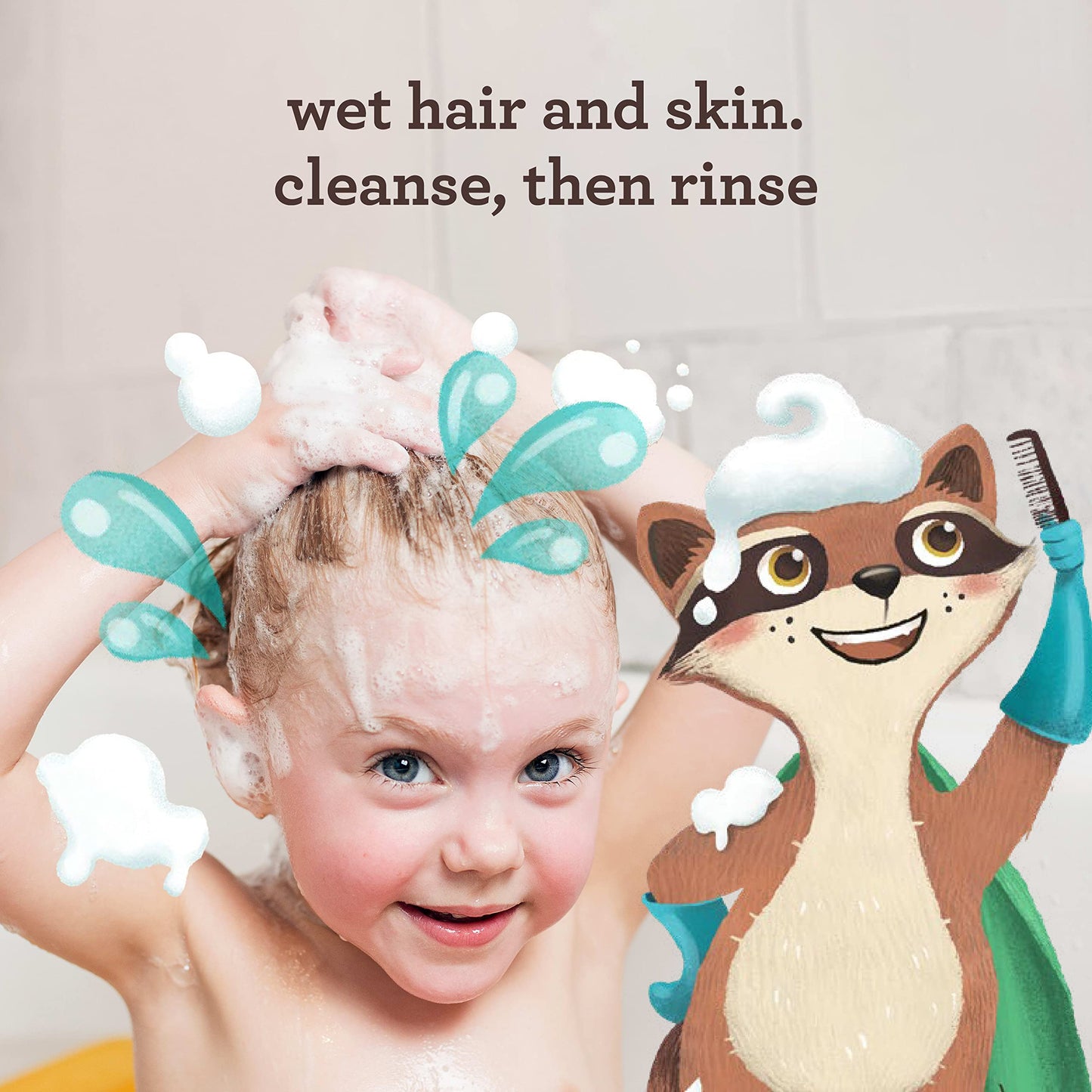 Aveeno Kids 2-in-1 Hydrating Shampoo & Conditioner with Oat Extract, Gently Cleanses, Detangles & Moisturizes, For Sensitive Scalp, 12 fl oz