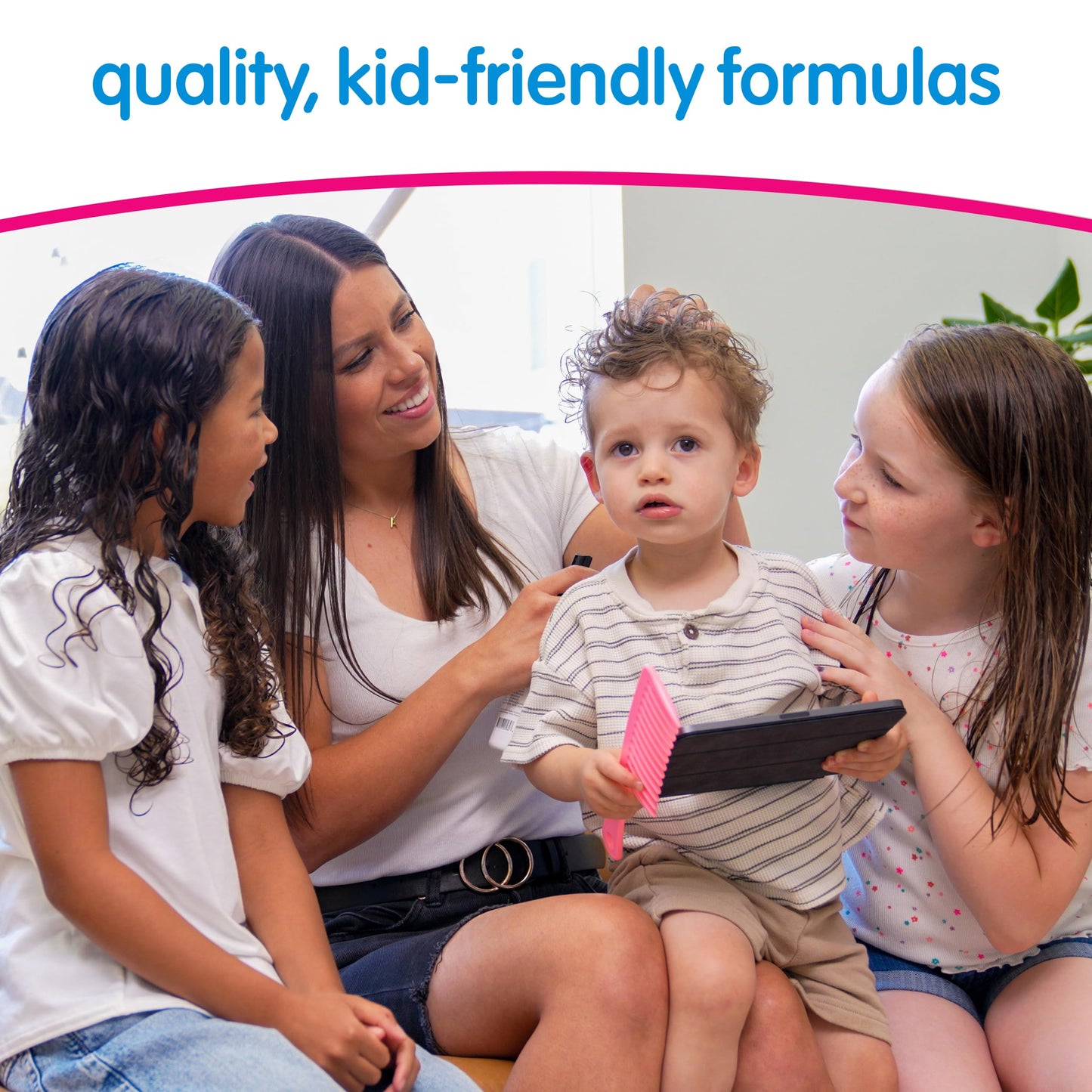 SoCozy Kids Curl Volumizing Mousse – Lightweight Foam for Curly Hair, Adds Shine & Volume with Panthenol, Keratin & Proteins, Sulfate-Free, 6 Fl Oz