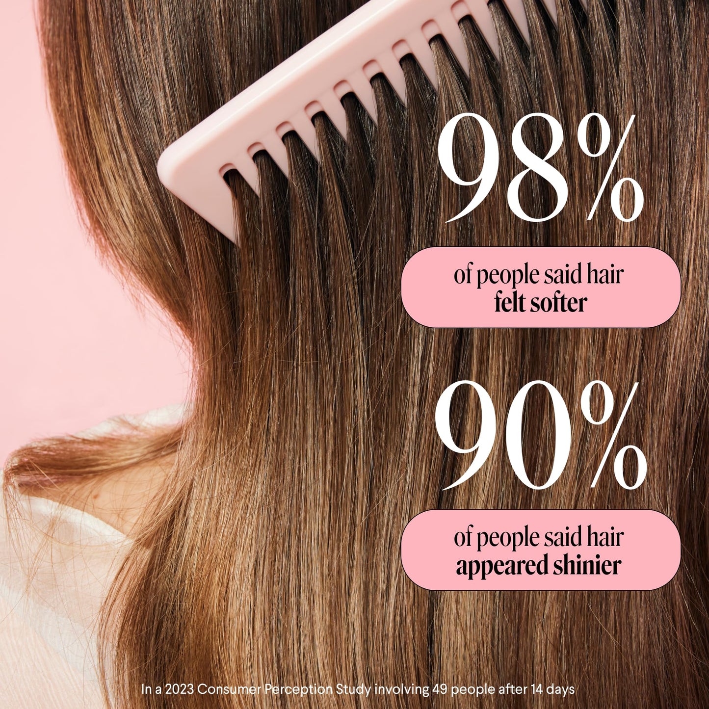 MONDAY HAIRCARE Smooth Shampoo & Conditioner Set, 27 oz Each – For Frizzy, Coarse & Curly Hair with Coconut Oil, Shea Butter & Vitamin E, Pink