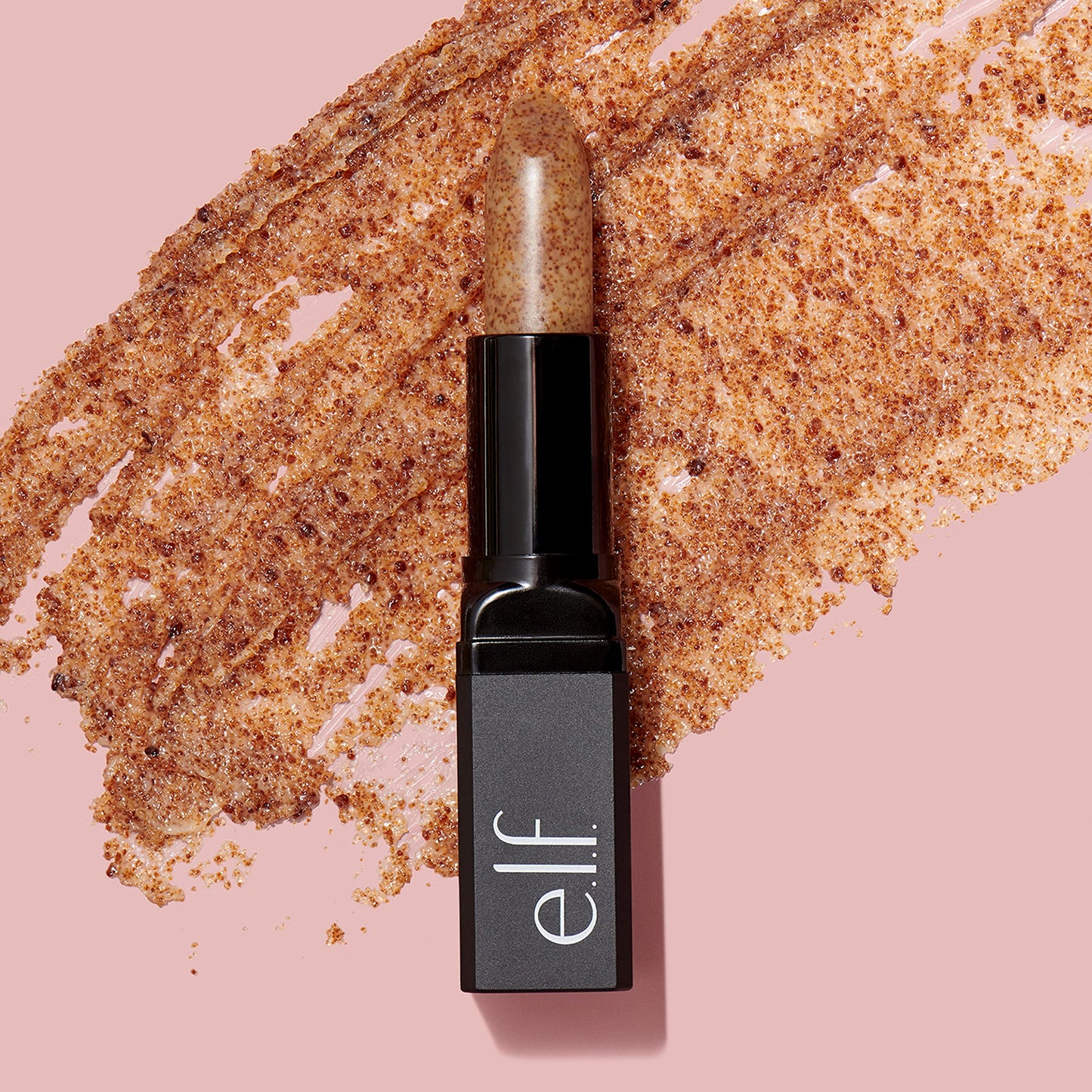 e.l.f. Lip Exfoliator, Brown Sugar, Smoothing & Conditioning, Removes Dry Lips, Infused with Vitamin E & Natural Oils, 0.32 oz