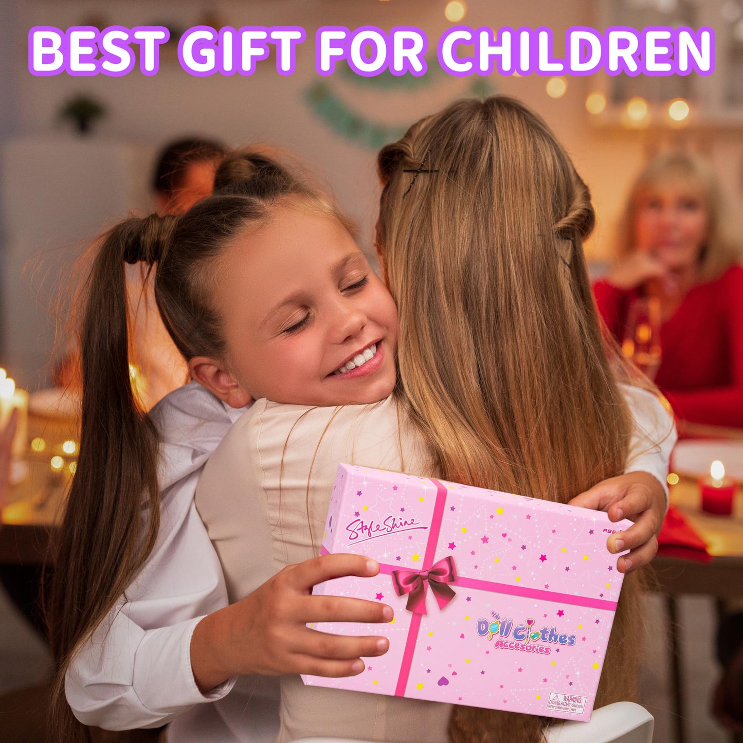 Style Shine 90-Piece Doll Clothes & Accessories Set – Dresses, Gowns, Swimsuits, Shoes, Hangers & Toys for Girls, Kids Gift